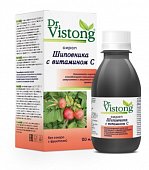 Dr. Vistong (Доктор Вистонг) сироп шиповника с витамином С без сахара с фруктозой, 150мл, Вис ООО